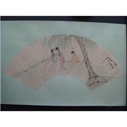 fine Chinese Fan Painting #1658757