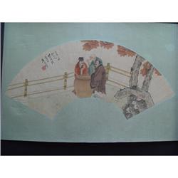 fine Chinese Fan Painting #1658760