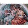 Image 1 : ROMANTIC BAVARIAN CABINET PLATE CHERUBS LADIES #1658915