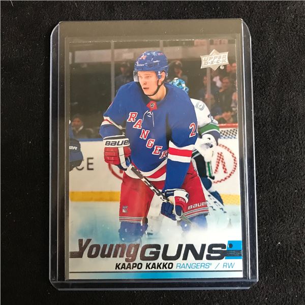 2019-20 Upper Deck Young Guns #499 Kaapo Kakko