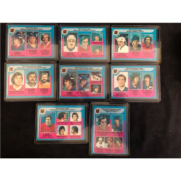 1979-80 O-Pee-Chee NHL Leaders Card Lot