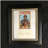 Image 1 : TONY GWYNN SIGNED INDEX CARD FRAMED DISPLAY w/ COA