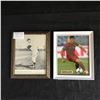 Image 1 : FRAMED MICKEY MANTLE/ RONALDO PHOTO LOT