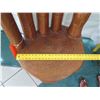 Image 10 : Wooden Carved Giant 'Hand' Chair, 41" Height