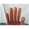 Image 3 : Wooden Carved Giant 'Hand' Chair, 41" Height