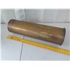 Image 1 : Vintage 1943 WWII  Brass Shell 25" Tall, 6" Dia.