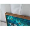 Image 5 : Vintage Primo Beer Framed Display, Raised Hawaiian Islands, 17"x26" (Minor Damage - one crack and on