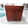Image 11 : Wooden Desk with Inlaid Brass Filigree & Hardware, 59" x  29" x 31" H (cosmetic age blemishes)