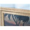 Image 6 : Framed Oil Painting, Hula Girl, 1945, Signed by Artist A. Blanchini 17" x 23"