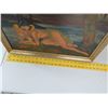 Image 9 : Framed Oil Painting, Hula Girl, 1945, Signed by Artist A. Blanchini 17" x 23"