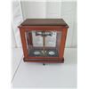 Image 12 : Antique Weight Scale in Glass Display Case 16.5"W x 9"D x 18"H