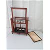 Image 4 : Antique Weight Scale in Glass Display Case 16.5"W x 9"D x 18"H