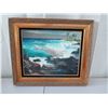 Image 1 : Framed Original Painting, Signed by Artist Peter Hayward, (Framed 23x27), some damage as shown in pi