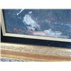 Image 3 : Framed Original Painting, Signed by Artist Peter Hayward, (Framed 23x27), some damage as shown in pi