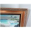 Image 4 : Framed Original Painting, Signed by Artist Peter Hayward, (Framed 23x27), some damage as shown in pi