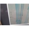 Image 2 : David Lee Print in Koa Frame, Signed on Print, 1979, 30.5" x 32" Dedicated to Bryan and Cindy