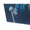 Image 4 : Vintage Oil on Black Velvet, Man with Cane, Signed by Artist Chotai Yonaha, 1969 (24x32), Framed