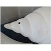 Image 7 : Qty 2 Large Seashells, Plaster-Like Material 31" L, 15"H