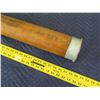 Image 2 : Navy Inert Shell 3", 35" Tall, 1944 (Wooden Casing for Training)