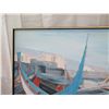 Image 3 : Original Painting on Canvas, Nazaire "Portugal" by Hawaii Artist R. Brower 39"x49" (was a prop in