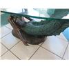 Image 8 : Bronze Mermaid Coffee Table w/ Glass Top, 25"W, 50" Long