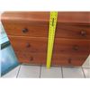 Image 12 : Wooden 3-Drawer Chest (Dresser) 36" x 22" x 29.5" H