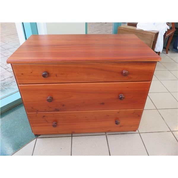 Wooden 3-Drawer Chest (Dresser) 36" x 22" x 29.5" H