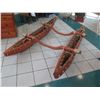 Image 1 : Double-Hull Canoe, 8 Feet Long, Was Used as Restaurant Display