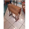 Image 10 : Vintage Wooden Folding Game Table 26" x 22" 24.5"