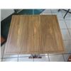 Image 2 : Vintage Wooden Folding Game Table 26" x 22" 24.5"