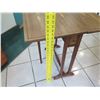 Image 9 : Vintage Wooden Folding Game Table 26" x 22" 24.5"