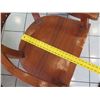 Image 10 : Wooden Barrel-Back Armchair, 36" Back Height