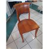 Image 1 : Woden Barrel-Back Chair, 36" Back Height