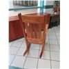 Image 10 : Martin & MacArthur Koa Rocking Chair, Signed, 1982 (Back Ht. 42")