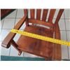 Image 14 : Martin & MacArthur Koa Rocking Chair, Signed, 1982 (Back Ht. 42")