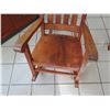 Image 2 : Martin & MacArthur Koa Rocking Chair, Signed, 1982 (Back Ht. 42")