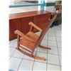 Image 8 : Martin & MacArthur Koa Rocking Chair, Signed, 1982 (Back Ht. 42")