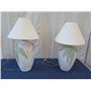Image 1 : Pair of Lamps w/ Lampshades 33" Tall