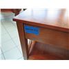 Image 9 : Pair of Burl Wood Side Tables 30.5" 16" x 36.5"H