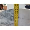 Image 9 : Large, Round Painted Marble, Asian Tiger Motif, Carved Marble Display Mount 48" Dia, 52"H