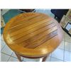 Image 2 : Round Wooden Bar-Height Bistro Table, 24" Dia, 40"H