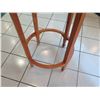 Image 3 : Round Wooden Bar-Height Bistro Table, 24" Dia, 40"H