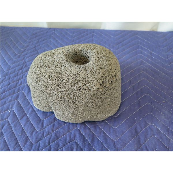 Kukui Nut Lamp 9"L, 4.5" H
