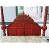 Image 2 : Rare Reproduction of Original Queen Kapiolani Bed in Kawananakoa Room of Iolani Palace, Queen Sz
