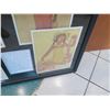 Image 8 : Royal Hawaiian Menus Display, 7 John Kelly 1950s Originals, Complete Set, Frame 44.5"x32")