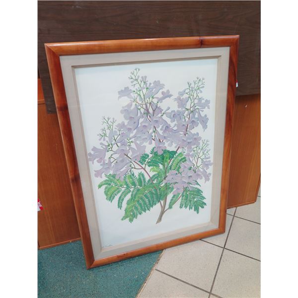 Large Lloyd Sexton Print, Jacaranda, 33" x 44"