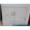 Image 1 : Vintage WWII Era 1939 Oahu to Niihau Map, Stamped "Restricted" (poster board not included)