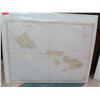 Image 1 : Vintage WWII Era 1939 Oahu to Maui Map, Stamped "Restricted" (poster board not included)