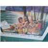 Image 2 : Very Large 1961 Blue Hawaii 3-Sheet Poster on Linen Backing 84" x 46"