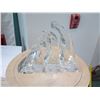 Image 12 : Jack Lord Steuben Crystal "Waves" Presentation Gift w/Custom-Built Rotating Display Column  49" H, S